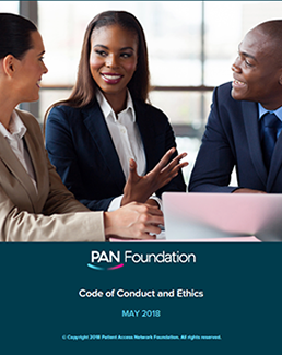 PAN Foundation Code of Conduct and Ethics May 2018 cover